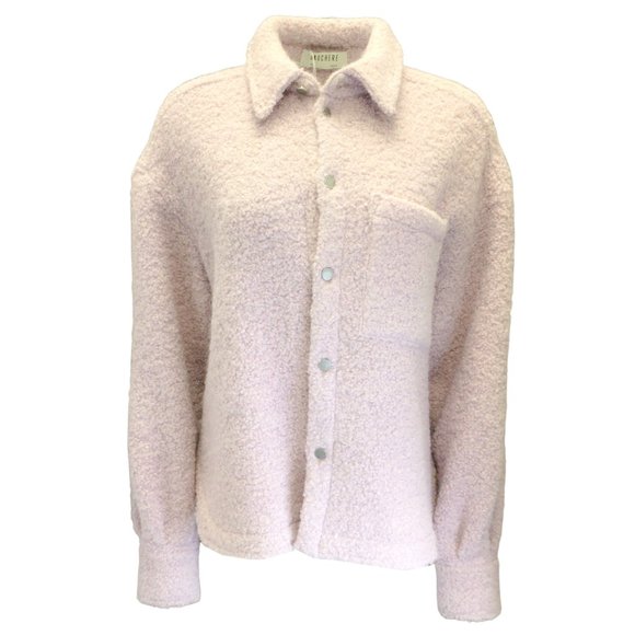 GAUCHERE PURPLE ALPACA AND WOOL JACKET - Picture 1 of 4